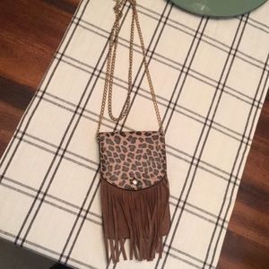 Small leopard print crossbody.